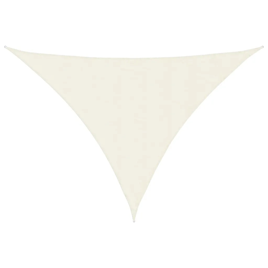 Parasole a Vela Oxford Triangolare 3x4x4 m Crema cod mxl 16462