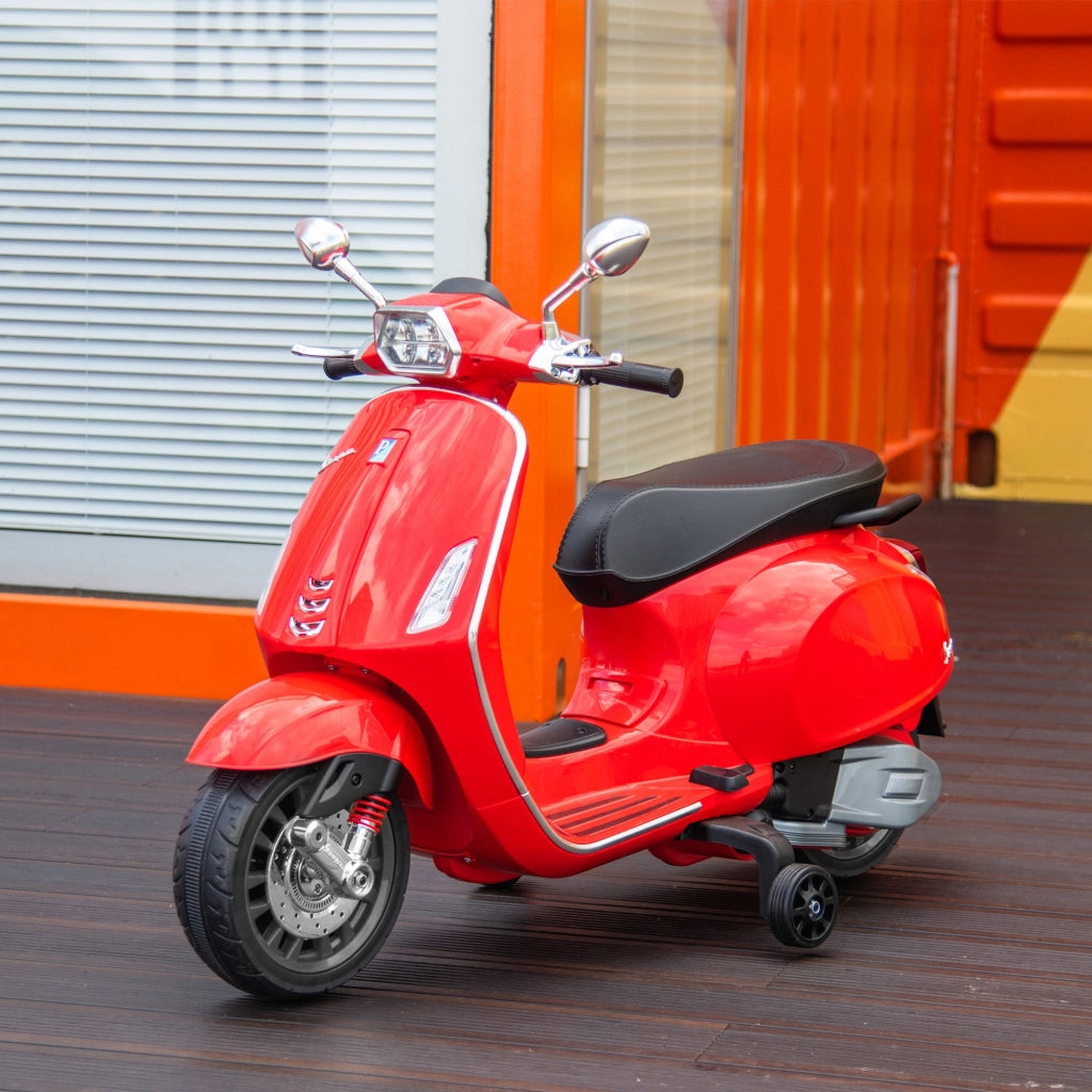 Moto Elettrica per Bambini ¨C Zephmum ¨C Rosso, 3 km/h, 35 kg