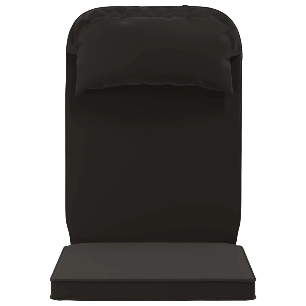 Cuscino per Lounger Sole 100% Poliestere Nero 55 x 124 x 5 cm 948167