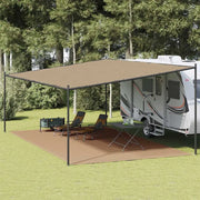 Tappeto da Tenda 400x600 cm Grigio Talpa 310753