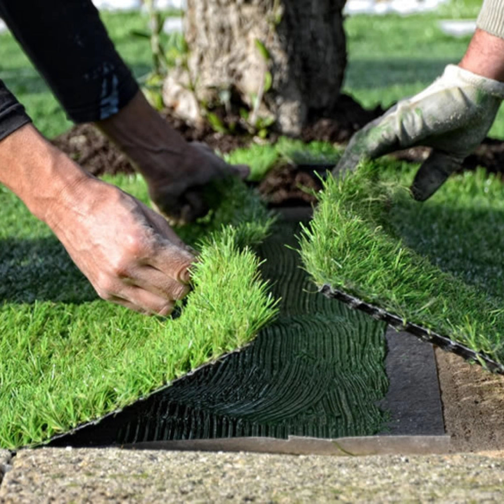 Tappeto erboso sintetico larghezza 2 mt spessore fili erba 45 mm sempre verde *** misura lunghezza 25 mt, confezione 1