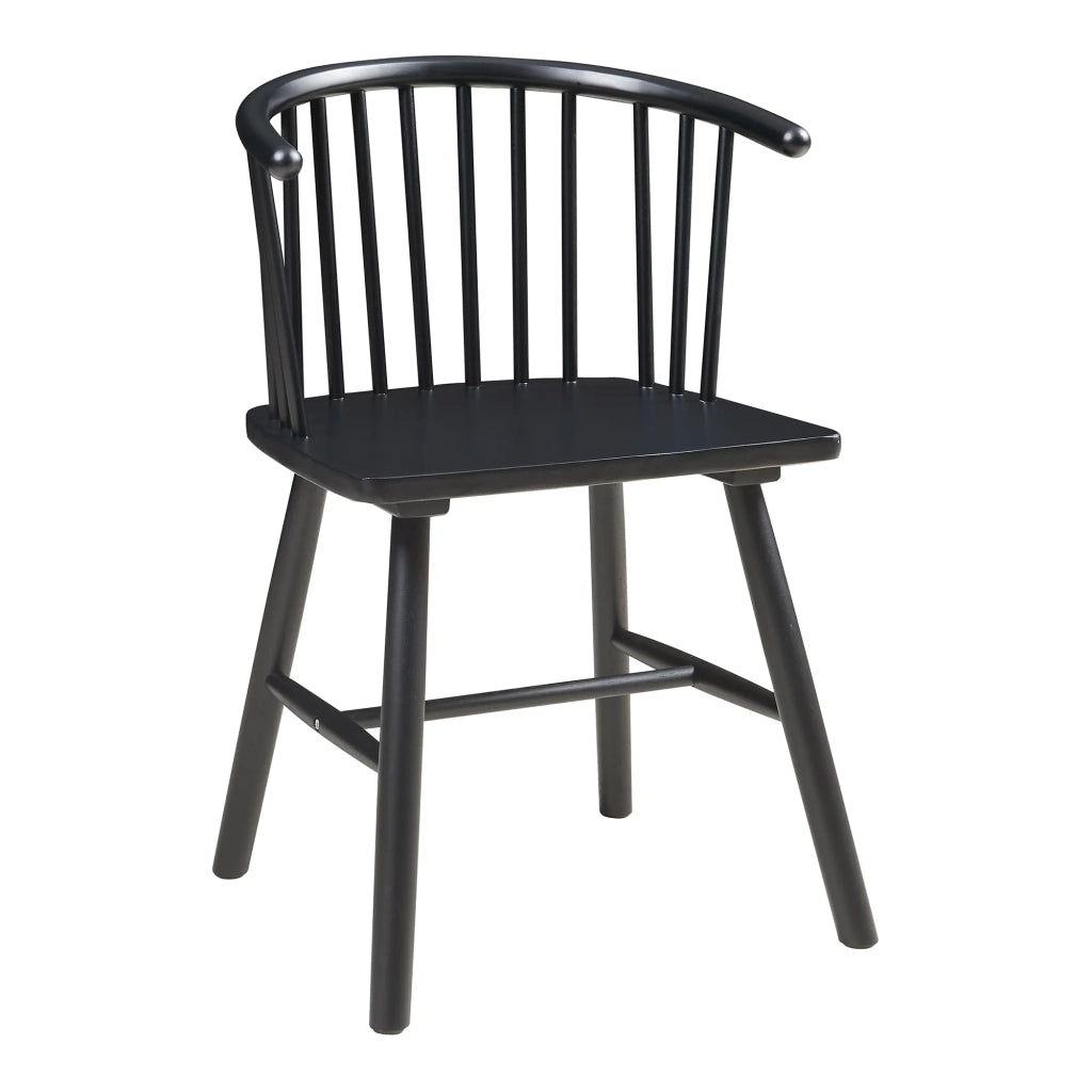 Set di 2 sedie da pranzo/soggiorno/cucina dal design moderno nere 03_0009634
