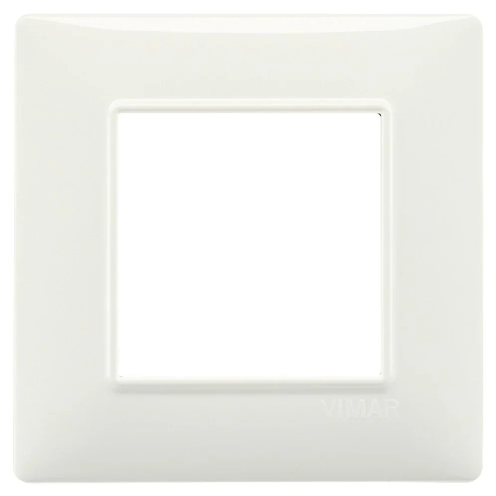 Vimar Plana placca 2 moduli colore Avorio 14642.02