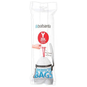 Brabantia 116742 sacchetto per rifiuti 20 L Bianco 20 pz