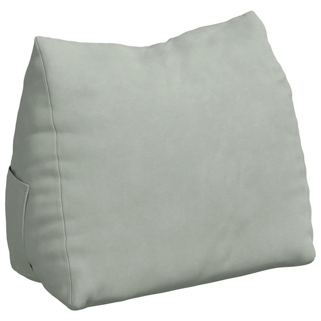 Cuscino per Schiena | Cuscino dorsale Grigio chiaro 45 x 20 x 35 cm