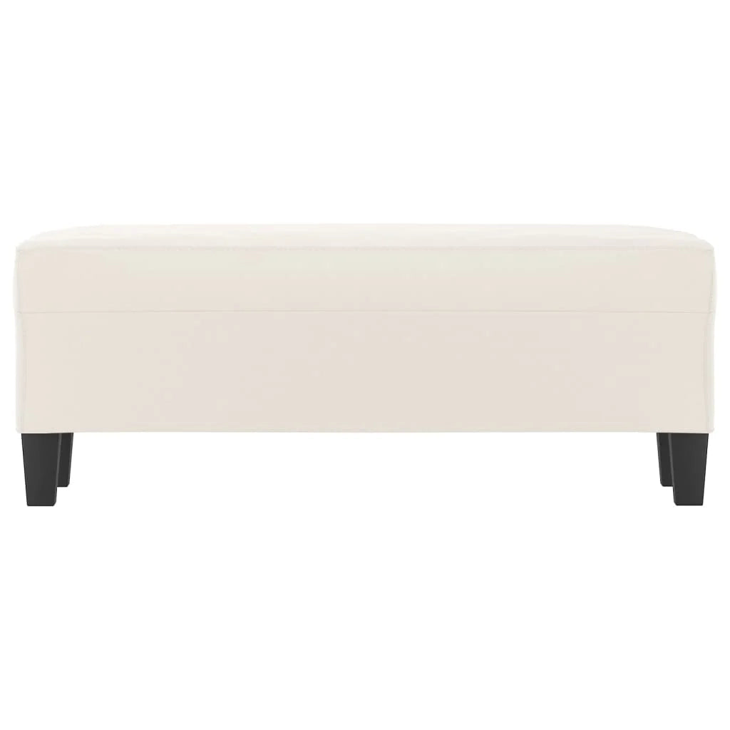 Panca/panca beige 100 x 35 x 41 cm tessuto in microfibra 02_0010560