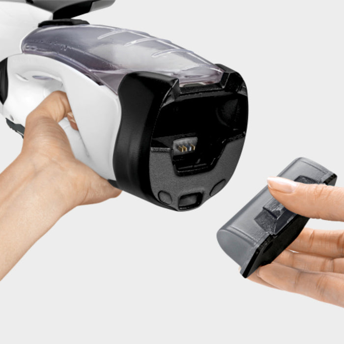 KARCHER Lavavetri a batteria WV 5 Plus N - Serbatoio acqua sporca: 100 ml - Autonomia: 35 min - Tempo di ricarica della batteria: 185 min