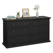 Credenza Hibaru, Buffet da soggiorno, Madia da salotto, Dispensa da cucina, 163x52 h88 cm, Nero