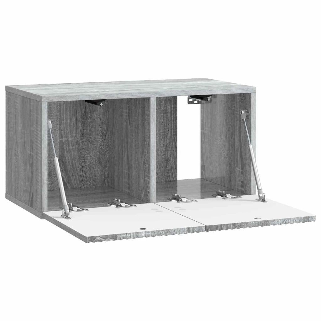 Mobile Porta TV da Muro Grigio Sonoma 59,5 x 31 x 30 cm