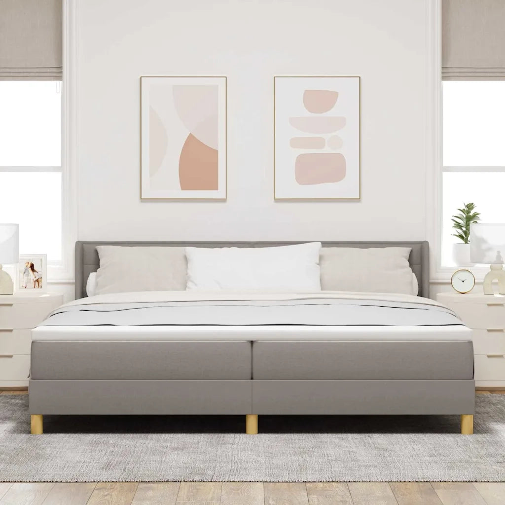 Letto a molle con materasso Talpa 200 x 200 cm Tessuto 3341255