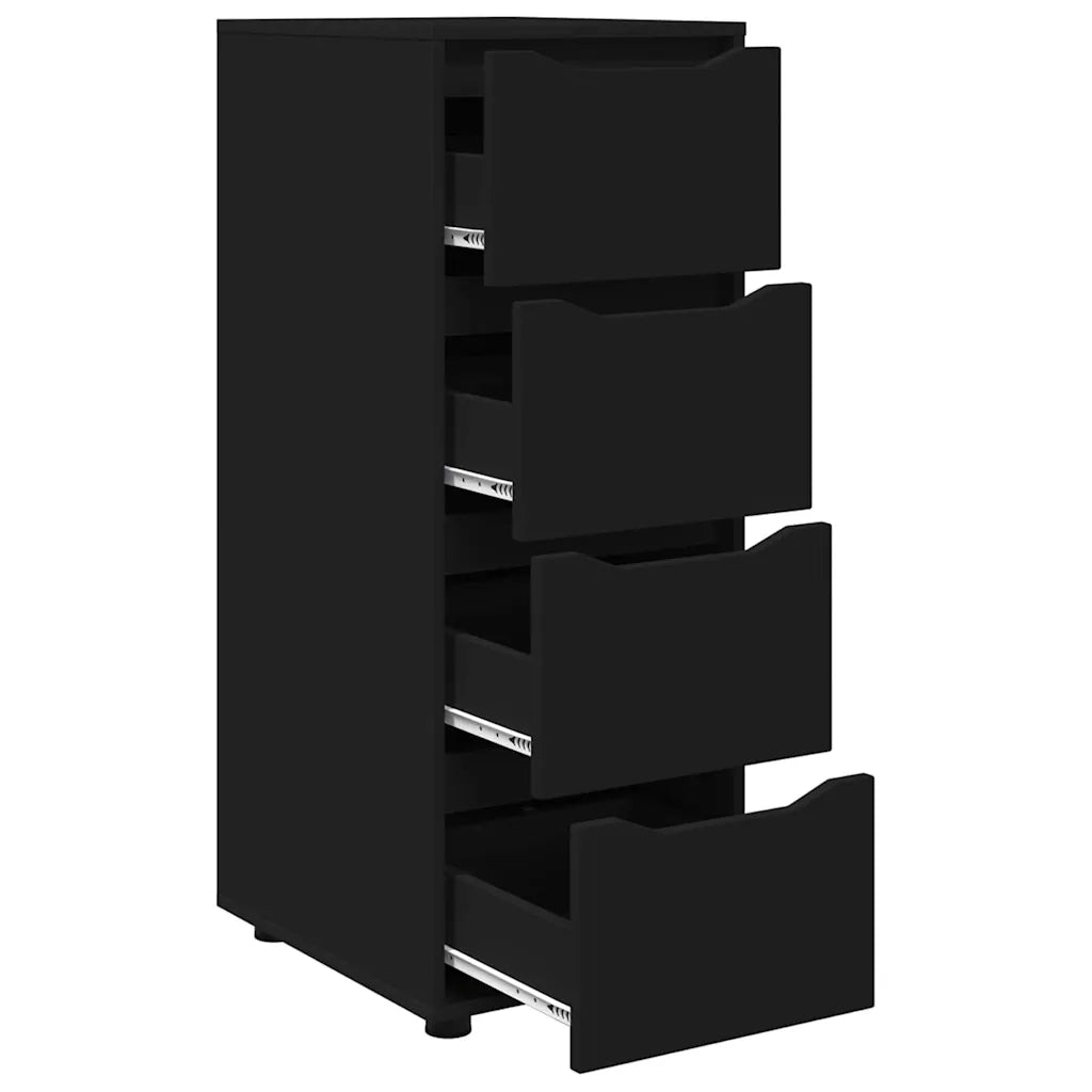 Armadio Nero 40 x 48 x 105 cm Legno multistrato
