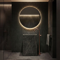 Rubinetto Da Lavabo Rea Lungo Brush Copper