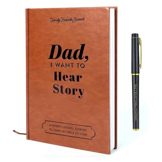 Diario con Chiusura - Ricordi Guidati - La Storia della Vita del Padre - Domande Personali - Condividi Storie - Ideale per le Ricordi - Libro delle Ricordi