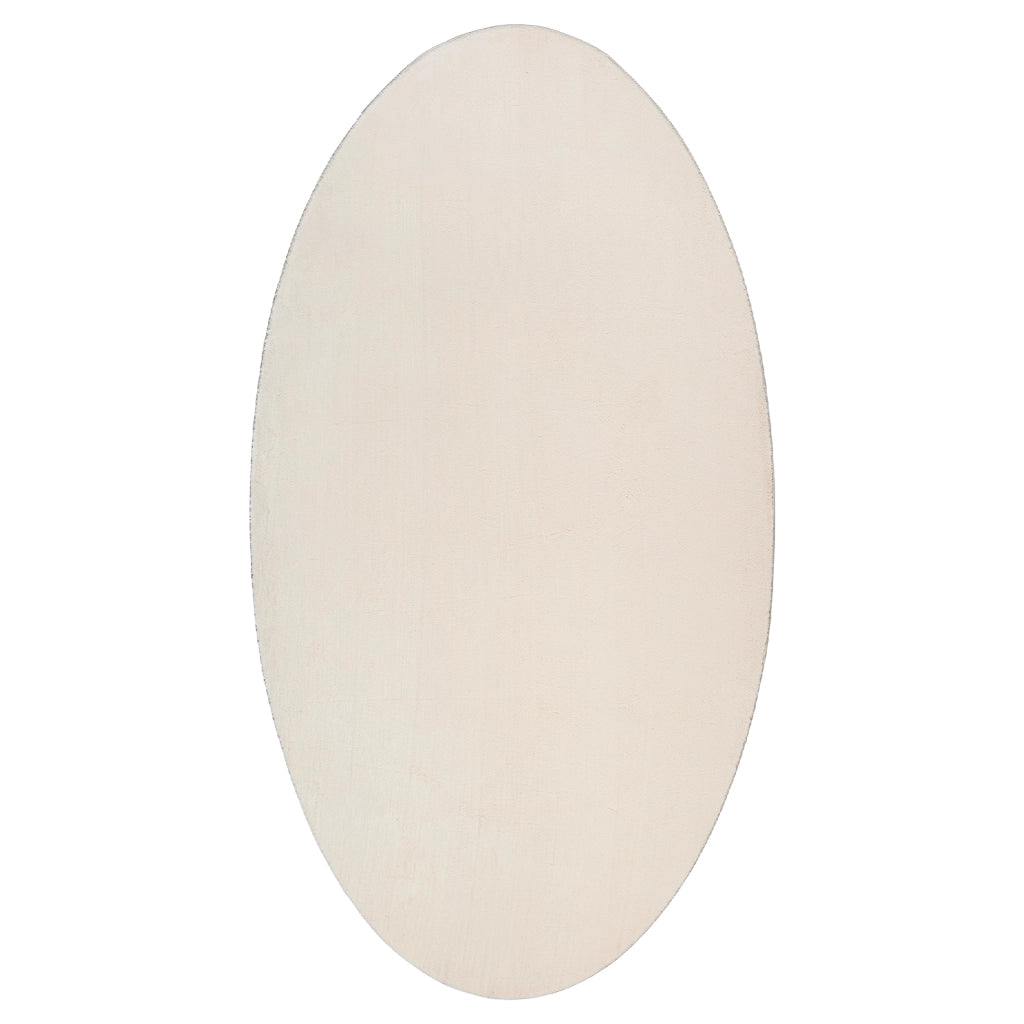 Tappeto 'HUARTE'Beige 100x200 cm Ovale di
