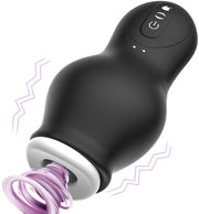 Trainer Vibrante Assorbimento di Vibrazioni Esercizio di Sensibilità Rifornimenti Erotici per Adulti - Nero