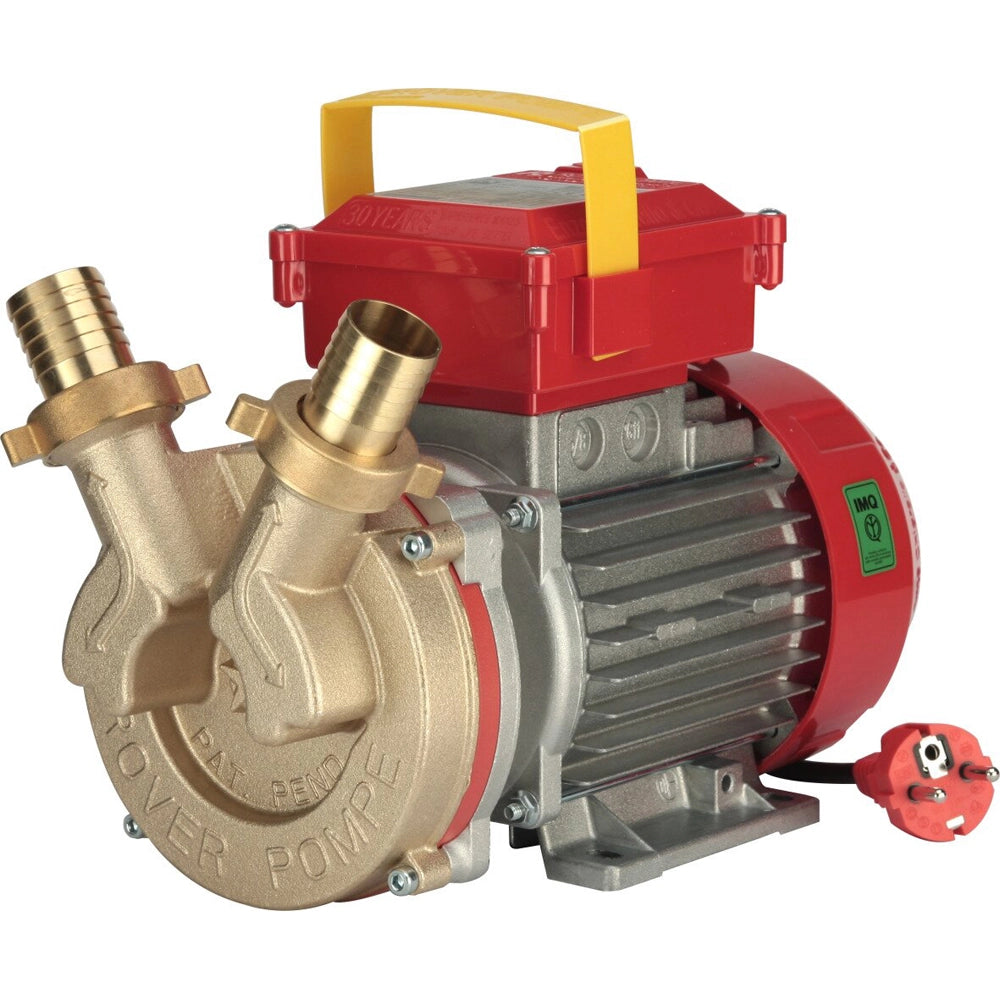POMPA ELETTRICA DA TRAVASO 230V 50Hz 75L/MIN ELETTROPOMPA ACQUA VINO ROVER30