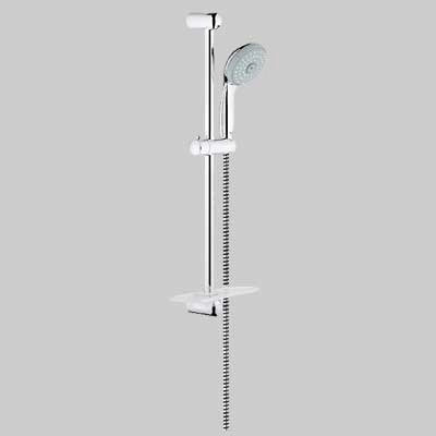 Asta SALISCENDI con portasapone TEMPESTA 3 getti  cromo     GROHE