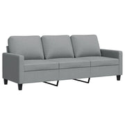 Divano | Divano da soggiorno | Sofa a 3 Posti Grigio Chiaro 180 cm in Tessuto