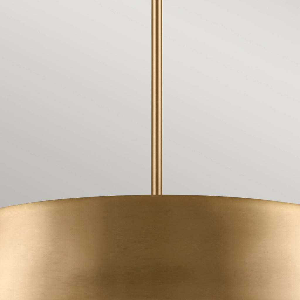 Lampada a sospensione Luella Kichler ottone Ø56 4xE14