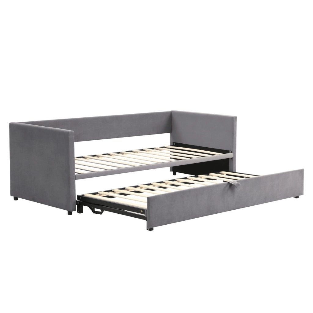 Letto a scomparsa multifunzionale - Xylo - 90/180x200 cm - Grigio