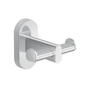 Appendiabiti doppio da muro in acciaio inox e Cromall 5326 Gedy serie FEBO Cromato
