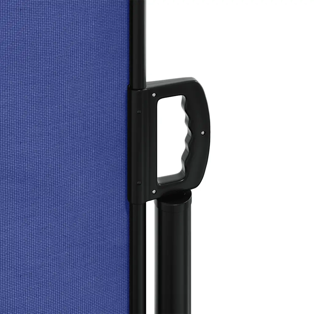 Tenda da Sole Laterale Retrattile-Tenda parasole per balcone per giardino Blu 120x1200 cm