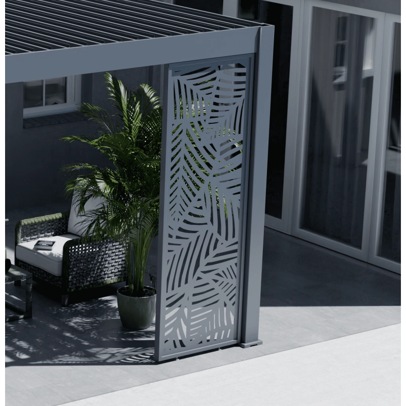 Pannello decorativo a foglie OmbrÃ©a VS 1M - Antracite
