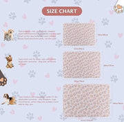 Set di 6 coperte di flanella morbide e calde per animali domestici - Coperte di flanella con impronta di zampe per cani e gatti piccoli e medi (60 x 40 cm)