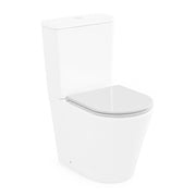 Copriwater soft close slim in termoindurente bianco lucido a sgancio rapido Klan