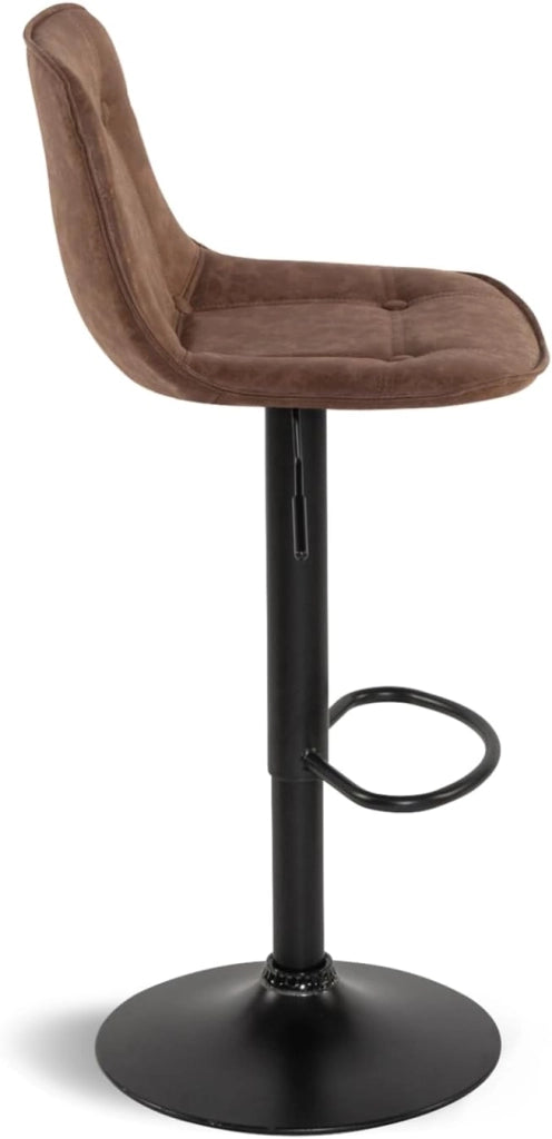 Set di 4 sgabelli da bar DENVER marrone vintage