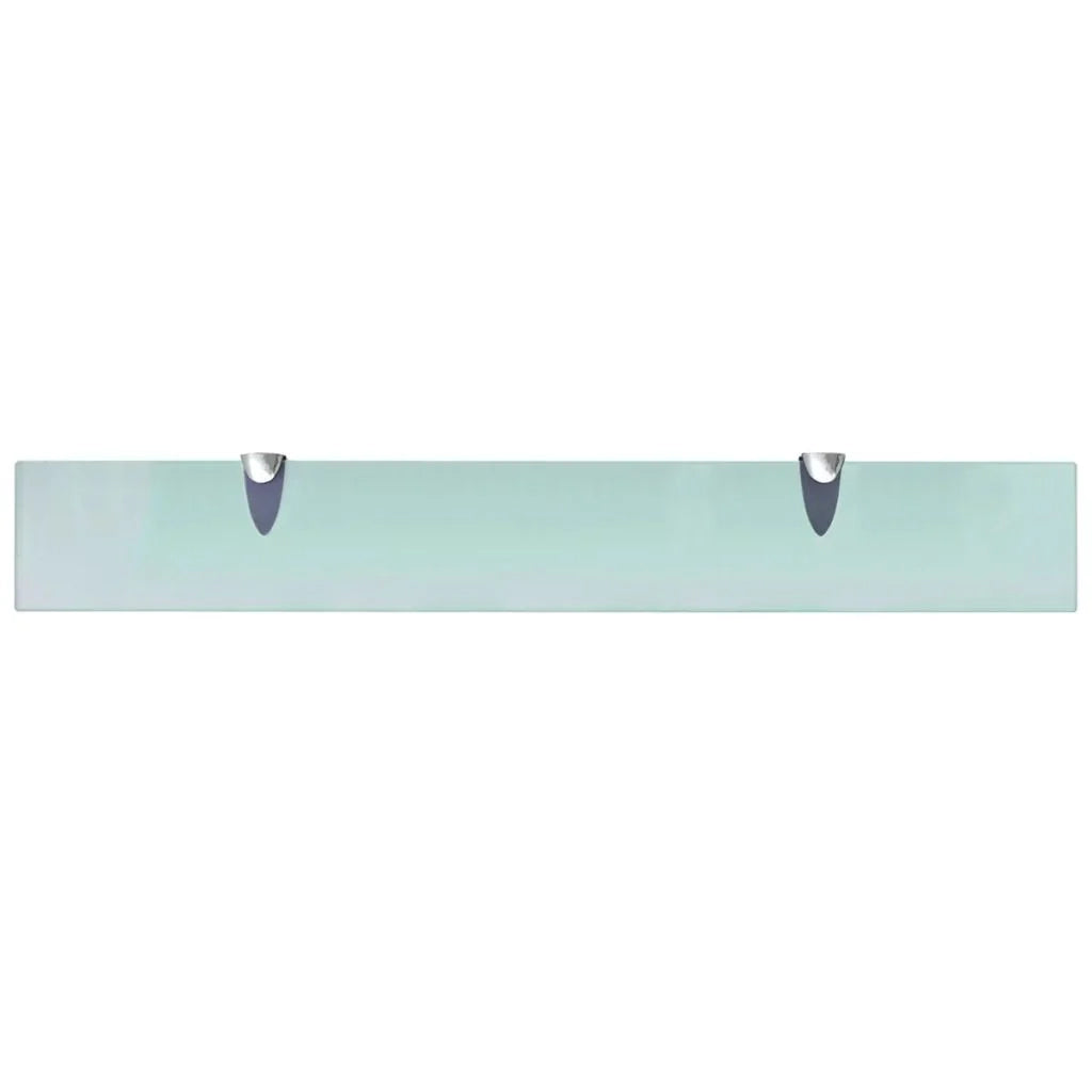 Elegante mensola di design da parete in vetro 70 x 10 cm vetro da 8 mm 2702123/2