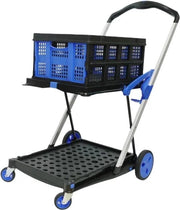 Carrello di spesa pieghevole - Solido e Leggero - Facile da trasportare