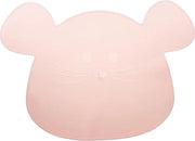 Piatto per bambino in silicone colore rosa