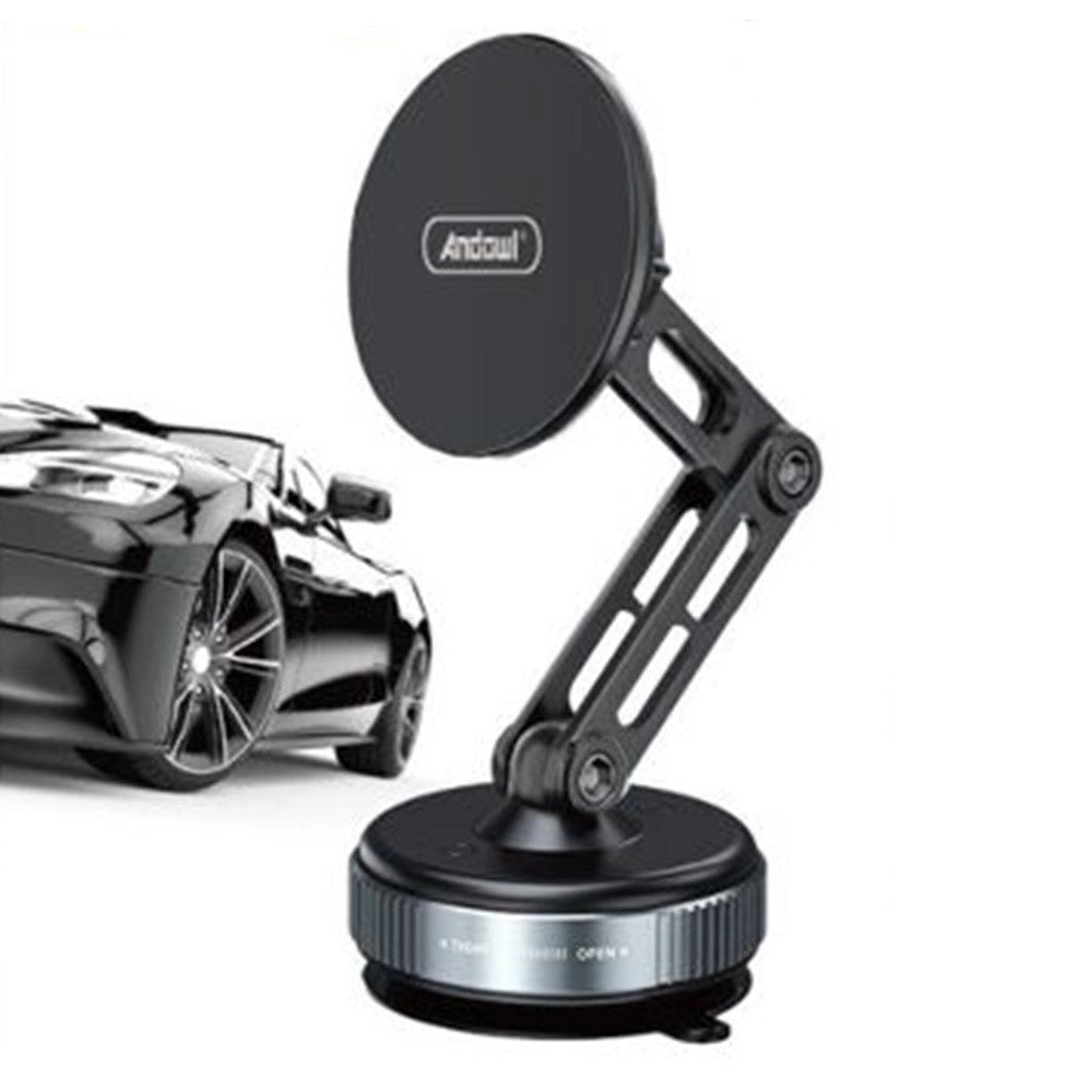 Trade Shop - Supporto Magnetico Pieghevole Per Cellulare Da Auto Con Ventosa Rotante A 360° Q-zj709 -