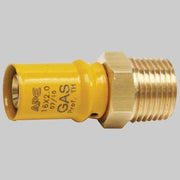RACCORDO A PRESSARE DIRITTO MASCHIO PER GAS  26 x 1     APE RACCORDERIE