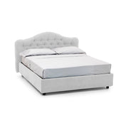 Letto Matrimoniale Alfer, Letto Matrimoniale Materasso Incluso Made in Italy, Bianco