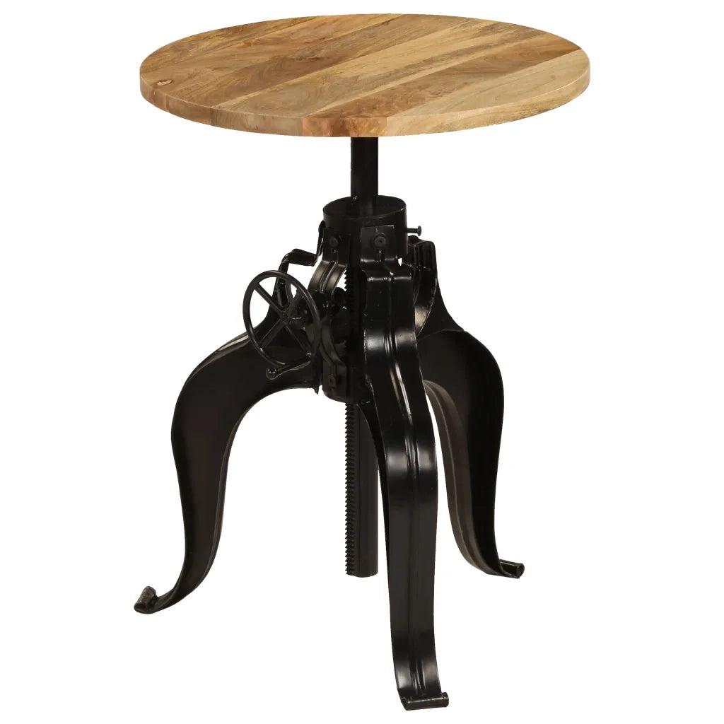 Tavolo da Bar in Legno Massello di Mango 60x(76-110) cm cod mxl 29847