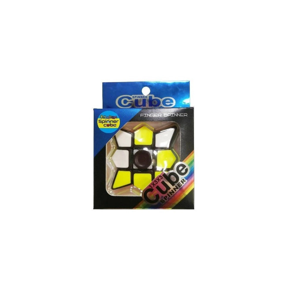 Trade Shop - Gioco Giocattolo Cubo Di Rubik Ruotante Fidget Finger Spinner Ruota A 360° 3+ -