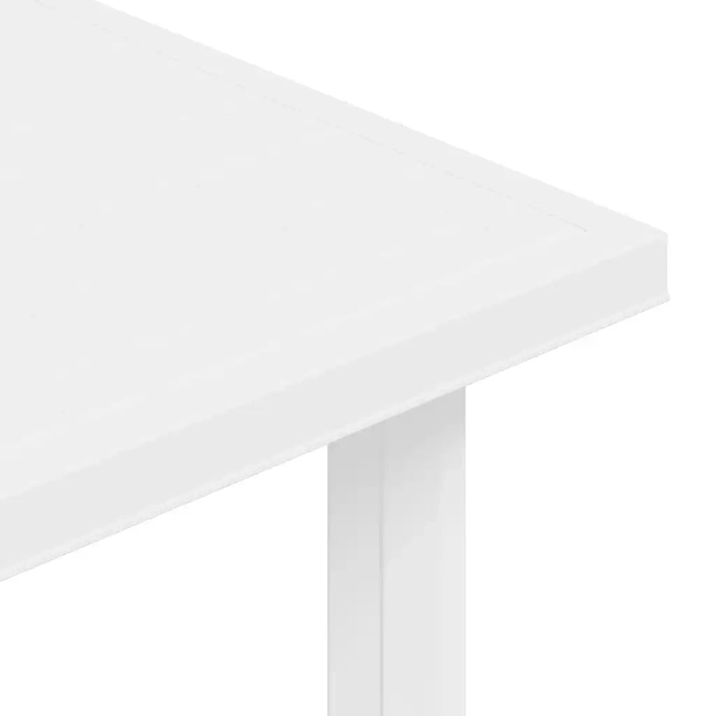 Tavolo da Giardino | Tavolino da esterno Bianco 78x75x72 cm in Plastica