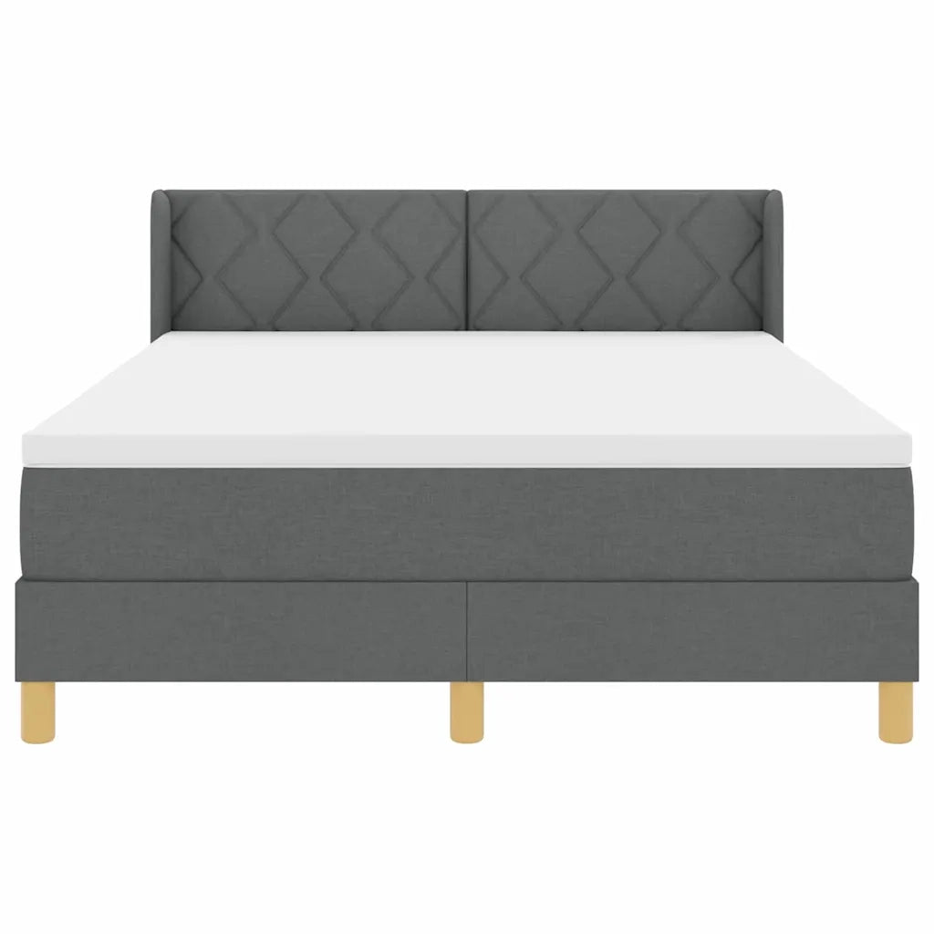 <strong>Letto a Molle< / strong> Grigio scuro 140 x 200 cm 3341357