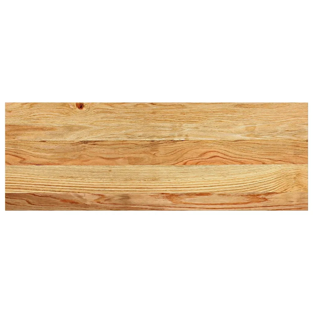 Davanzali 2 pz Marrone Chiaro 70x25x2 cm Legno Massello Rovere CFW1064507