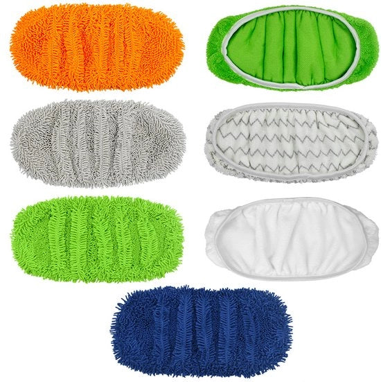 Accessori per testa di asciugamano a pannelli piatti per spazzolatore microfibra 7 pezzi