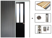 Porta scorrevole Atelier Modele Noir Larghezza 93 Con Sistema Galandage senza maniglia
