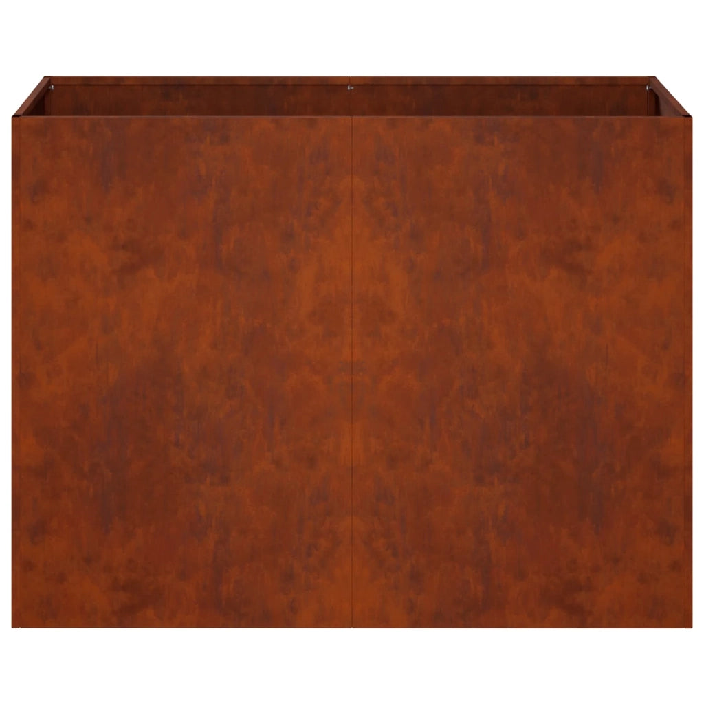 Vaso da giardino Ruggine 80 x 40 x 60 cm Acciaio Corten 8005889