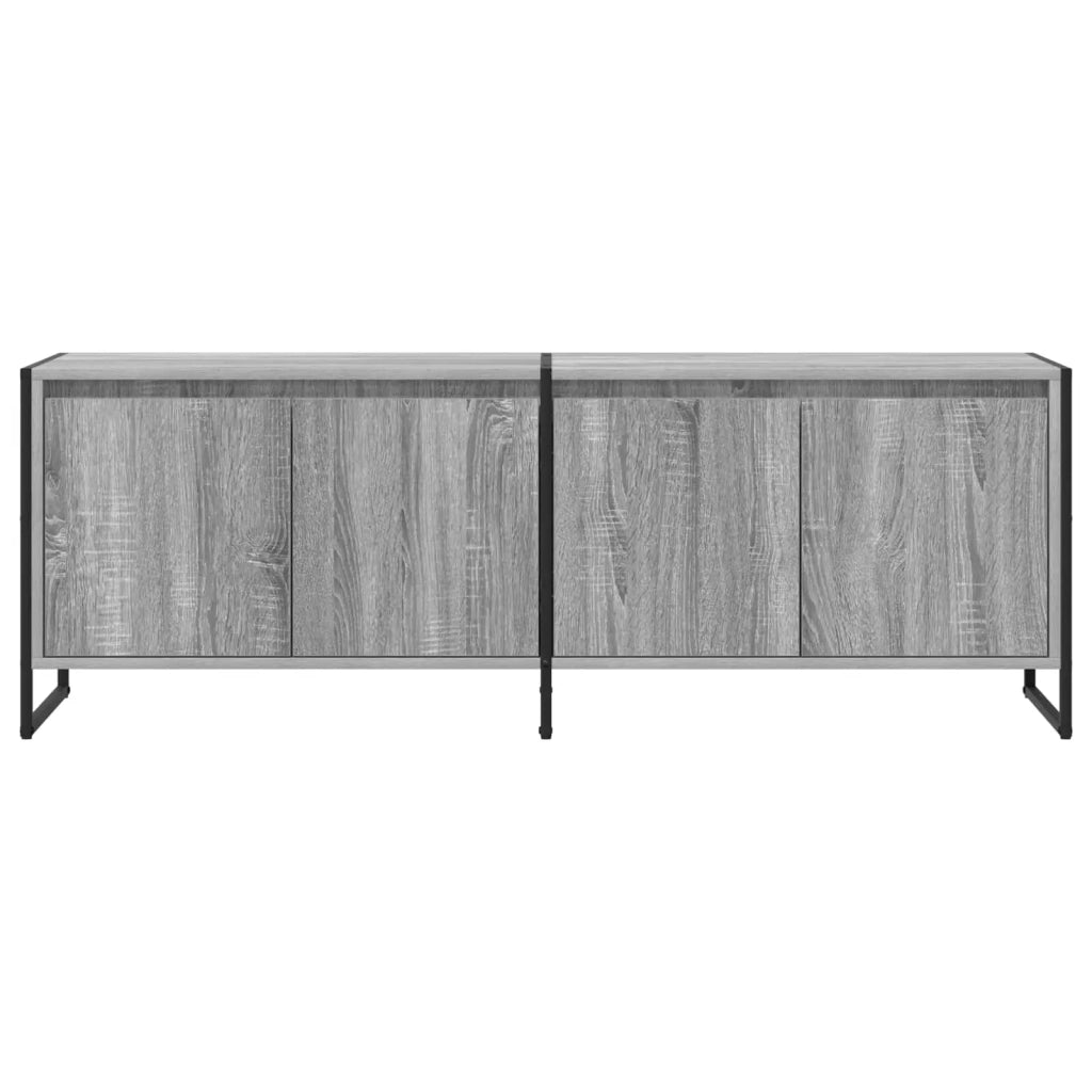 Mobile TV-Credenza TV-Console TV Grigio Sonoma 140 x 36 x 49.5 cm Legno multistrato