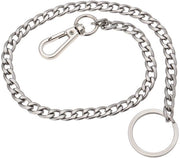 Sostegno per Chiavi - Impermeabile - Argento - Catena Cavigliera - Adatto Uomini e Donne - 42 cm