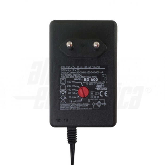 Carica batteria automatico per pacchi batterie Ni-Cd/Ni-Mh 4-10 Celle BD60060