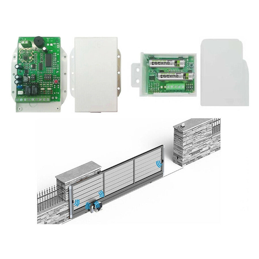 PONTE WIRELESS RADIO PER COSTE SICUREZZA CANCELLO SCORREVOLE BATTENTE MOBILE