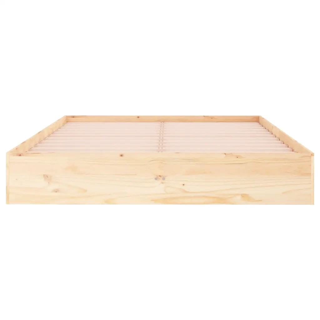 Giroletto-Struttura Letto in Legno Massello 120x190 cm Small Double 775665