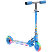 Monopattino per bambini pieghevole con luci e musica ¨C zephmum ¨C blu 67x32x78 cm